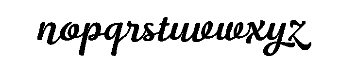 Willard Sniffin Script Semibold Font LOWERCASE