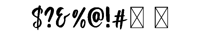 WILD DAISY Font OTHER CHARS