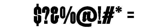 WISHNUT CONDENSED Font OTHER CHARS
