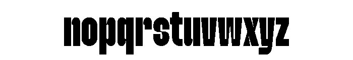 WISHNUT CONDENSED Font LOWERCASE