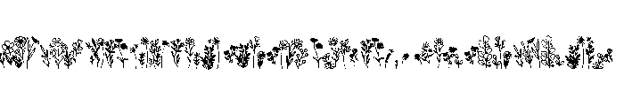 WITH FLOWERS Font UPPERCASE