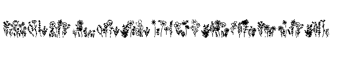 WITH FLOWERS FONT