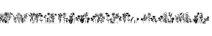 WITH FLOWERS Font LOWERCASE
