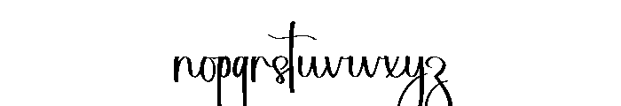 WIldland Font LOWERCASE