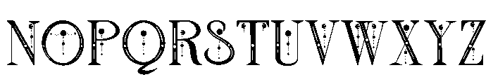 Wiccan moon Font UPPERCASE