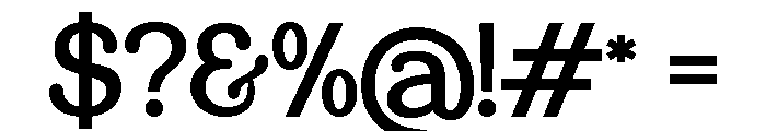 Wickborne Regular Font OTHER CHARS
