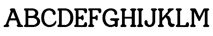 Wickborne Regular Font UPPERCASE
