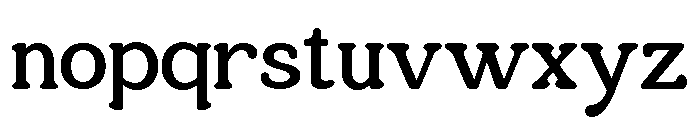 Wickborne Regular Font LOWERCASE
