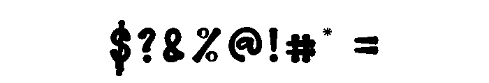 Wicked Bloodline Font OTHER CHARS