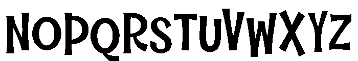 Wicked Broom Regular Font UPPERCASE