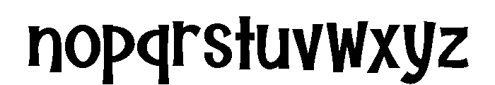 Wicked Broom Regular Font LOWERCASE