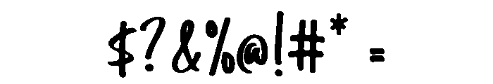 Wicked Broom Script Font OTHER CHARS