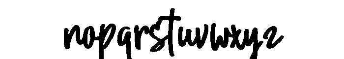 Wicked Broom Script Font LOWERCASE