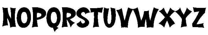 Wicked Broom1 Font UPPERCASE