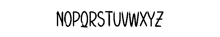 Wicked Charmed Font LOWERCASE