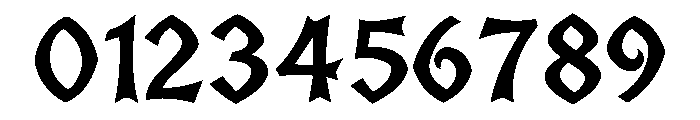 Wicked Gothic Font OTHER CHARS