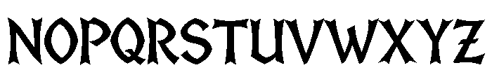 Wicked Gothic Font UPPERCASE