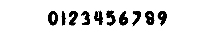 Wicked Haunted Font OTHER CHARS