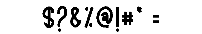 Wicked Home Font OTHER CHARS