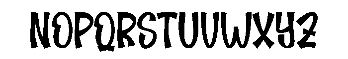 Wicked Home Font UPPERCASE