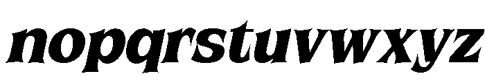 Wicked Mayhem Oblique Regular Font LOWERCASE
