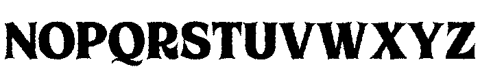 Wicked Mayhem Rough Regular Font UPPERCASE