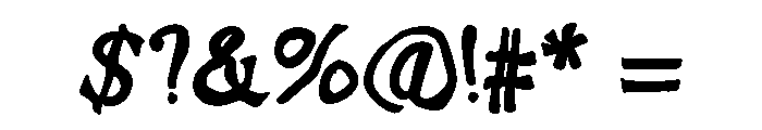 Wicked Praise Regular Font OTHER CHARS
