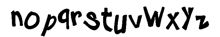 Wicked Praise Regular Font LOWERCASE