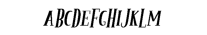 Wicked Rocks Italic Font UPPERCASE