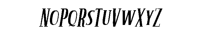 Wicked Rocks Italic Font UPPERCASE