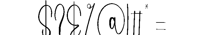 Wicked Valentine Font OTHER CHARS