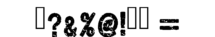 Wicked Vintage Regular Font OTHER CHARS
