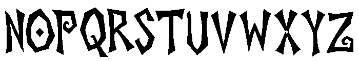 Wicked_Whispers Font UPPERCASE
