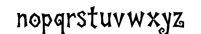 Wicked_Whispers Font LOWERCASE
