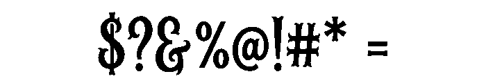 Wickora Font OTHER CHARS