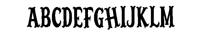 Wickora Font UPPERCASE