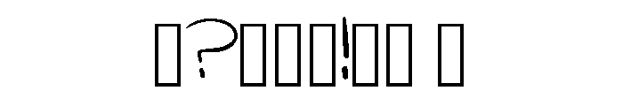 Wide Letters By Squeeb  Regular Font OTHER CHARS