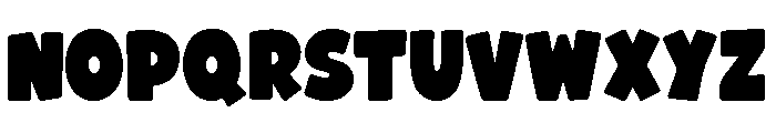 Wide Smile Font UPPERCASE
