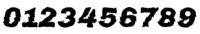 WideTread Font OTHER CHARS