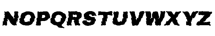 WideTread Font UPPERCASE