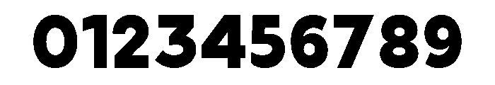 Wideform Regular Font OTHER CHARS