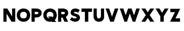 Wideform Regular Font UPPERCASE