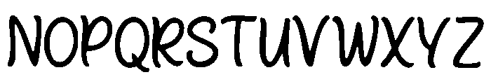 Widows_Peak Font UPPERCASE
