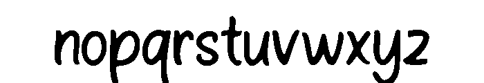 Widows_Peak Font LOWERCASE