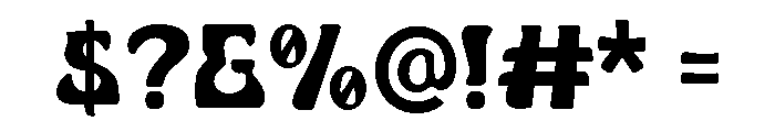 Widuri Regular Font OTHER CHARS