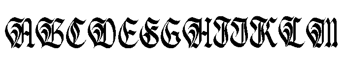 Wielgard Font UPPERCASE