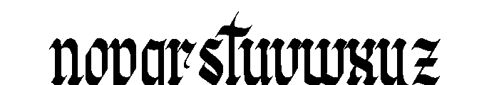 Wielgard Font LOWERCASE