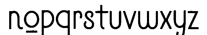 Wiggle Notes Font LOWERCASE