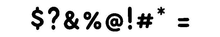 Wiggle School Font OTHER CHARS