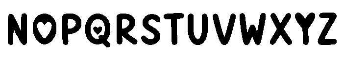 Wiggle School Font UPPERCASE